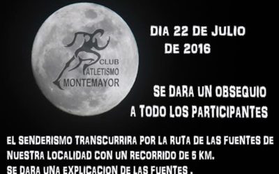 SENDERISMO NOCTURNO LUNA LLENA.