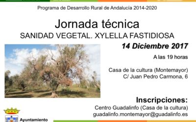 Jornada técnica: Sanidad vegetal. XYLELLA FASTIDIOSA