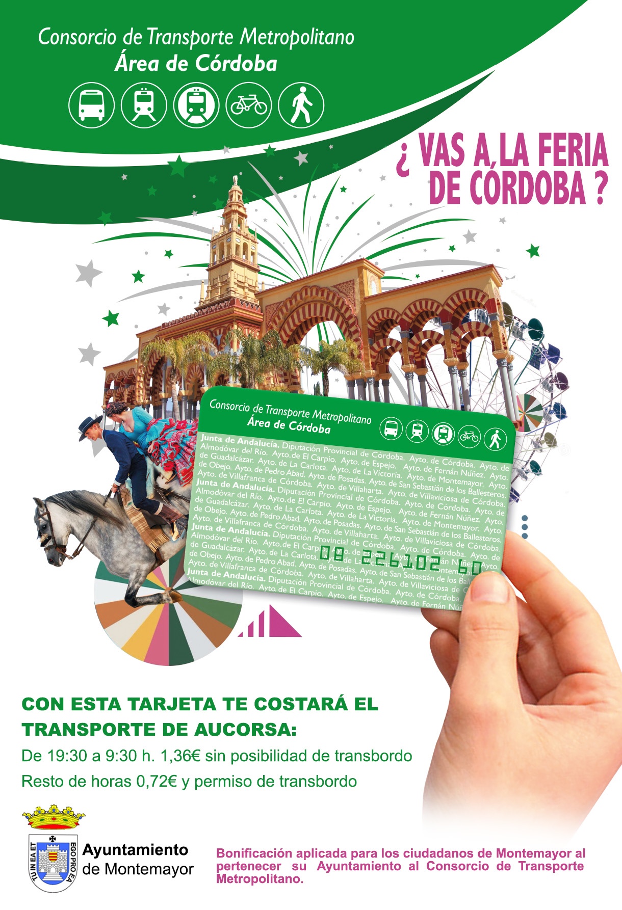 Bonificaciones Especiales Transporte Aucorsa Feria Córdoba 2018 1