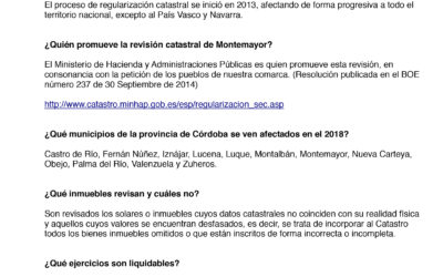 Revisión Catastral en Montemayor