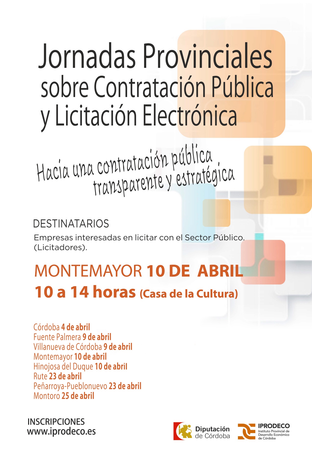 Jornadas sobre Contratación Pública y Licitación Electrónica 1