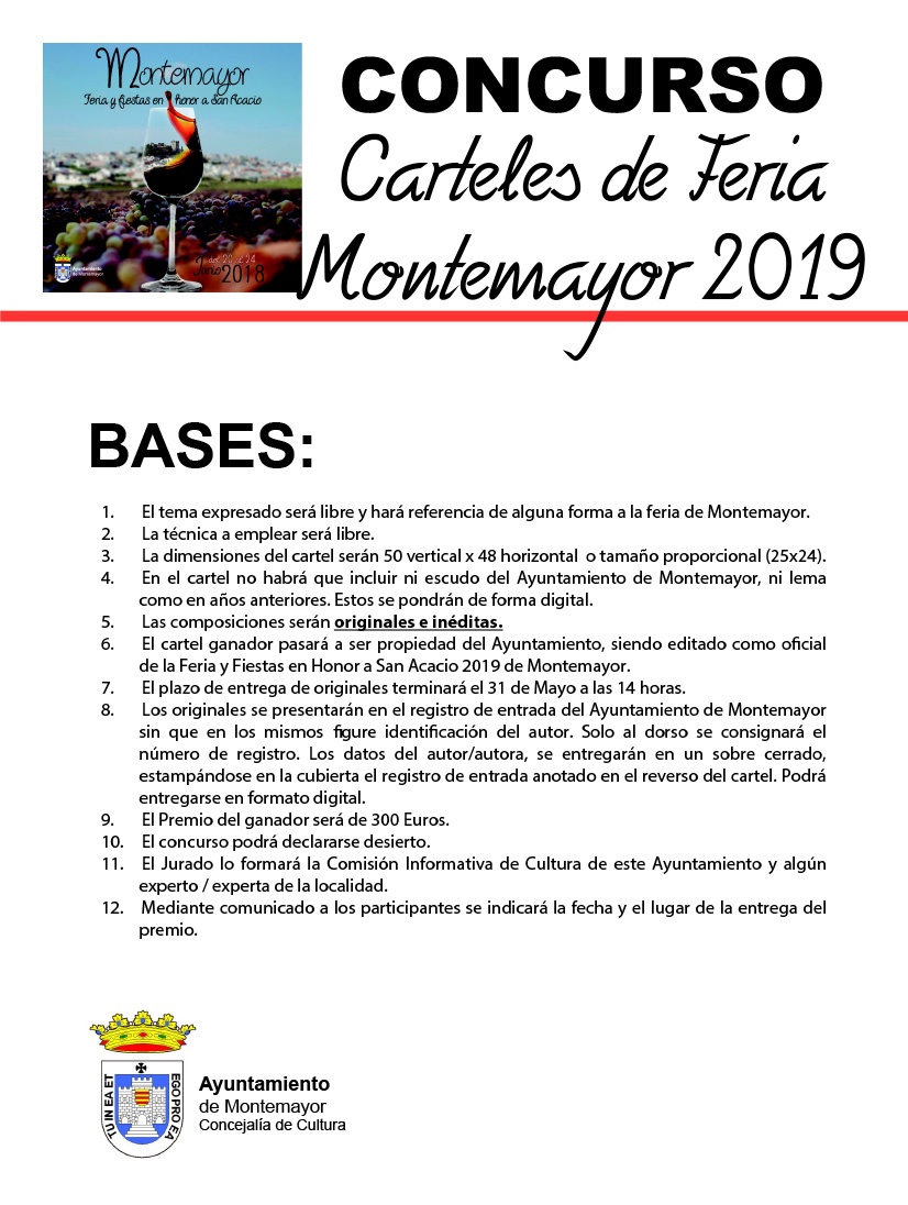 Concurso Carteles de Feria 2019 1