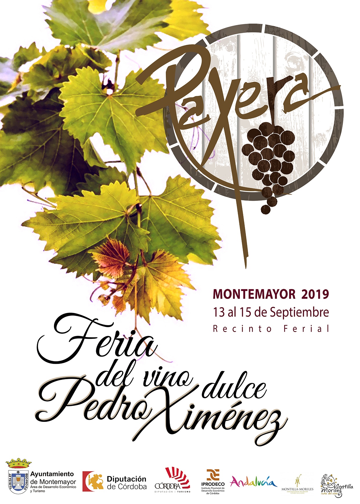 Programa Feria del Vino Dulce Pedro Ximénez. Paxera 2019 1