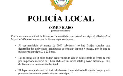 Comunicado policia local normativa movilidad