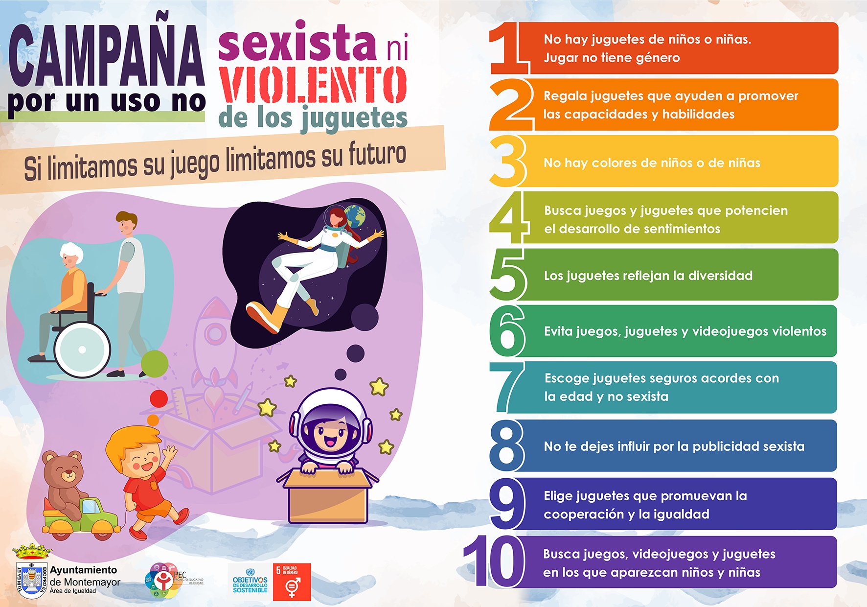 Campaña por un uso no sexista ni violento de los juguetes 1