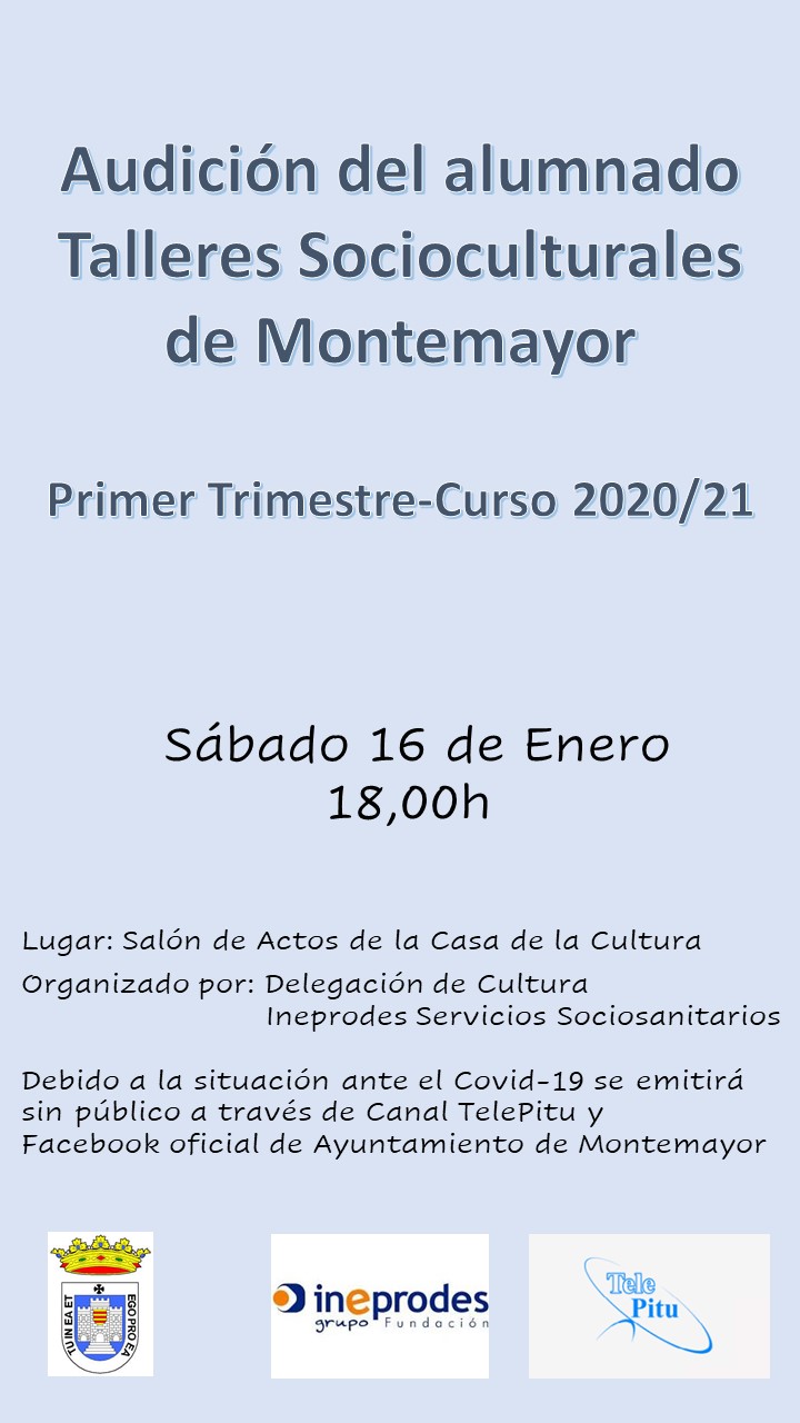Audición Talleres Socioculturales de Montemayor 1