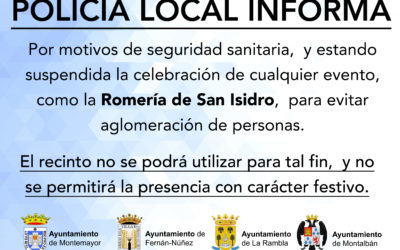 COMUNICADO ROMERÍA SAN ISIDRO 2021