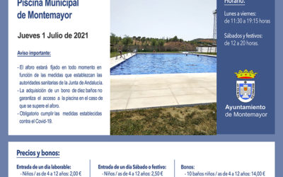 Apertura piscina municipal 2021