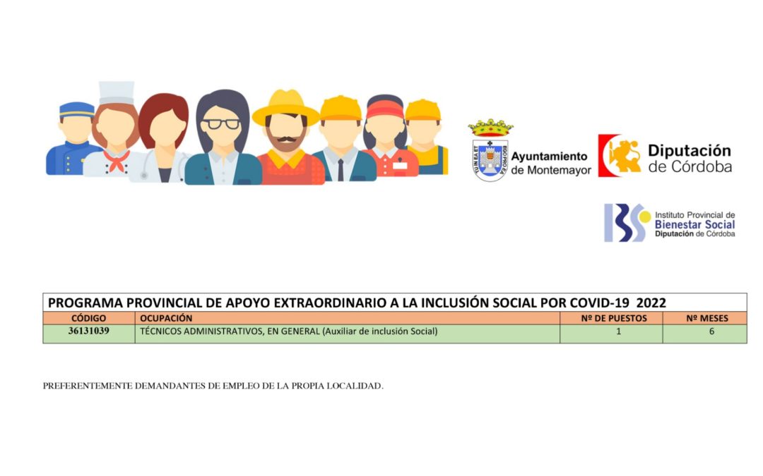 Programa Provincial de Apoyo Extraordinario a la Inclusión Social por Covid-19 2022