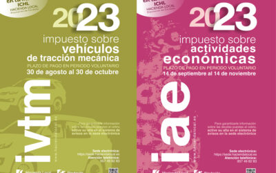 Impuestos ivtm e iae Hacienda Local 2023